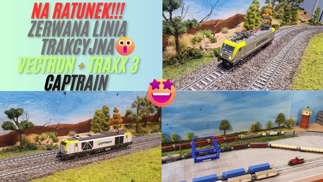 Vectron Captrain i Traxx 3 Tandem + Scenariusz na ratunek +  WoW 😍😍😍