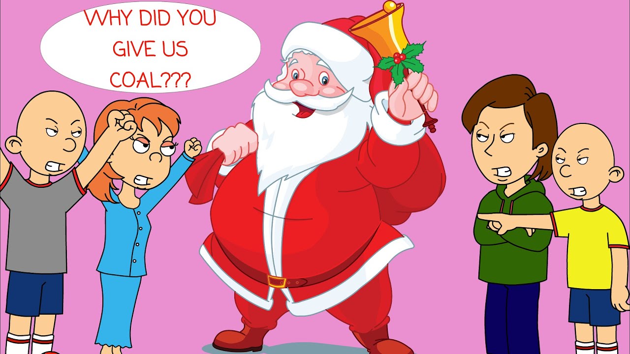 Rosie and Classic Caillou Misbehave on Christmas/Grounded