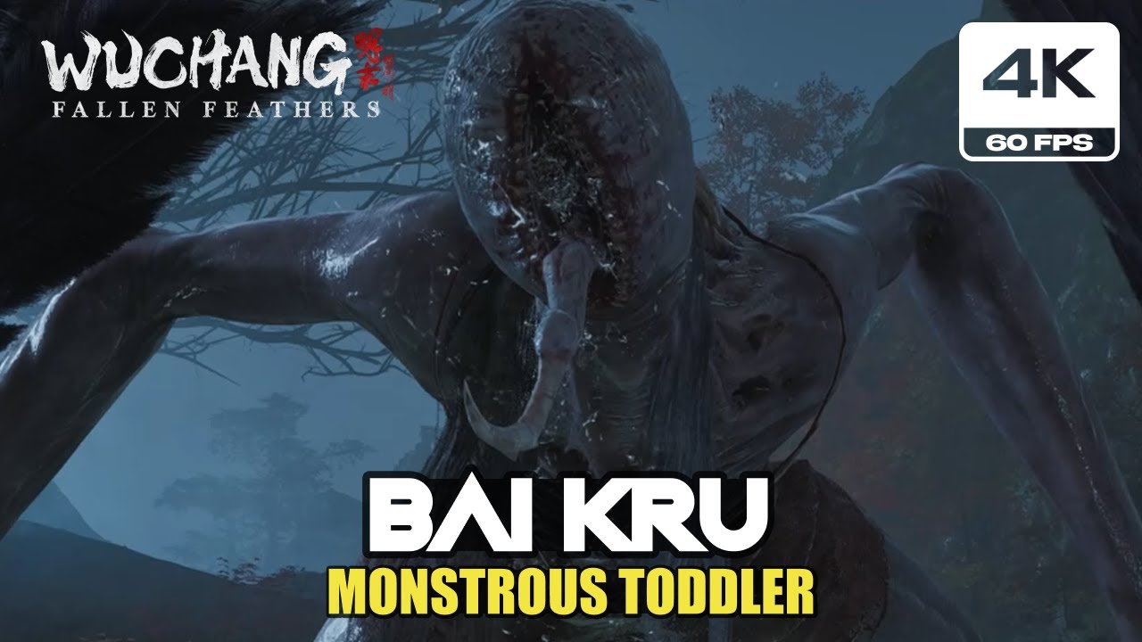 Wuchang: Fallen Feathers - Bai Kru Boss Fight (4K 60FPS PC Extreme Graphic Settings)