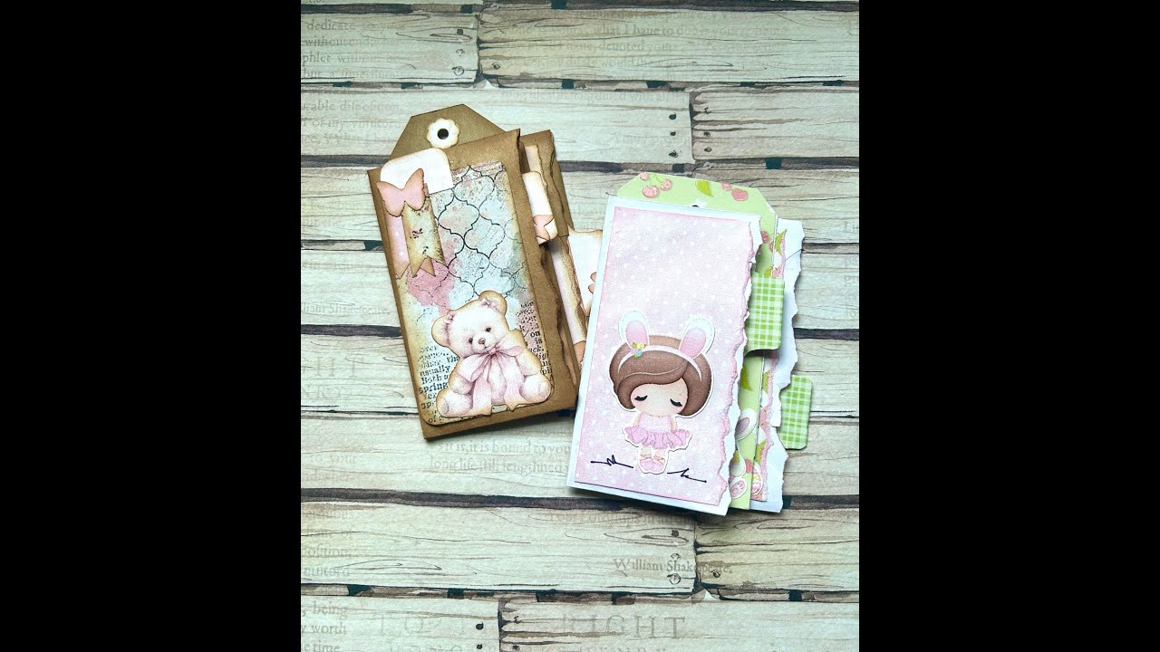 Mini journal/ reciclando sobres