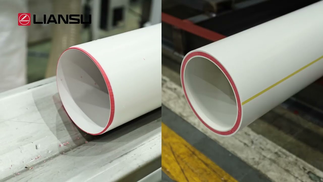 LSP-250 PVC 3 layer Pipe Extrusion Line