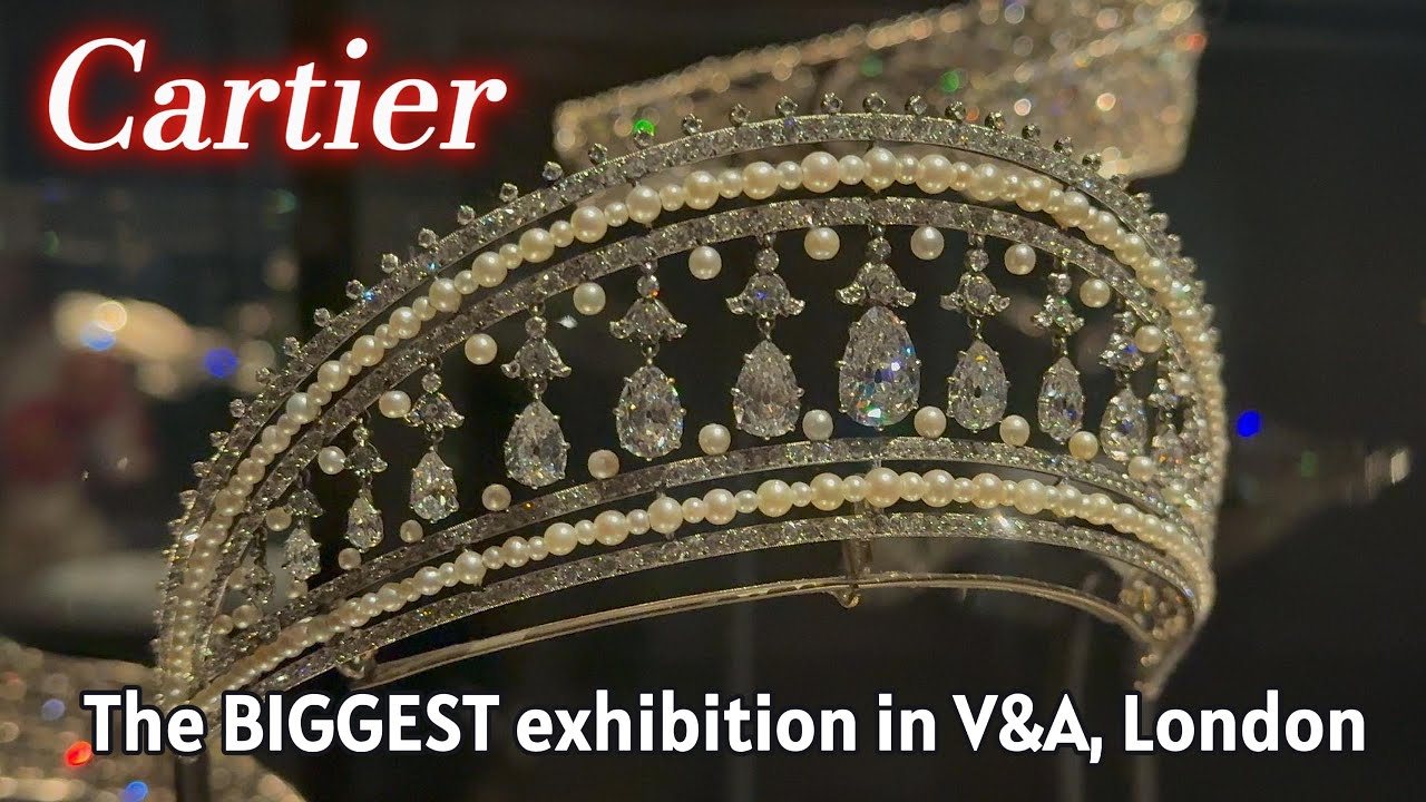 Royal Jewels. BIGGEST diamonds and emeralds. Major Cartier exhibition in London V&A Museum
