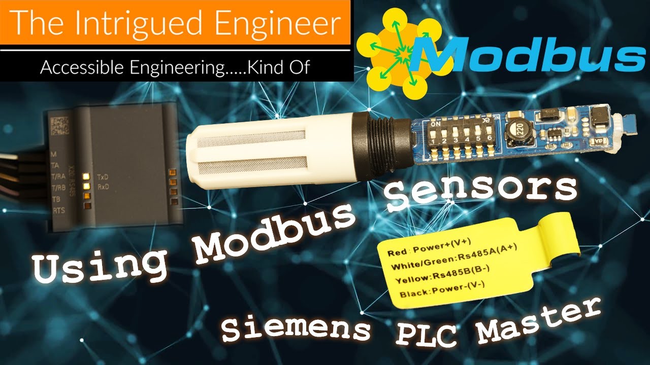 Настройка и использование датчиков Modbus (с ПЛК Siemens 1200)