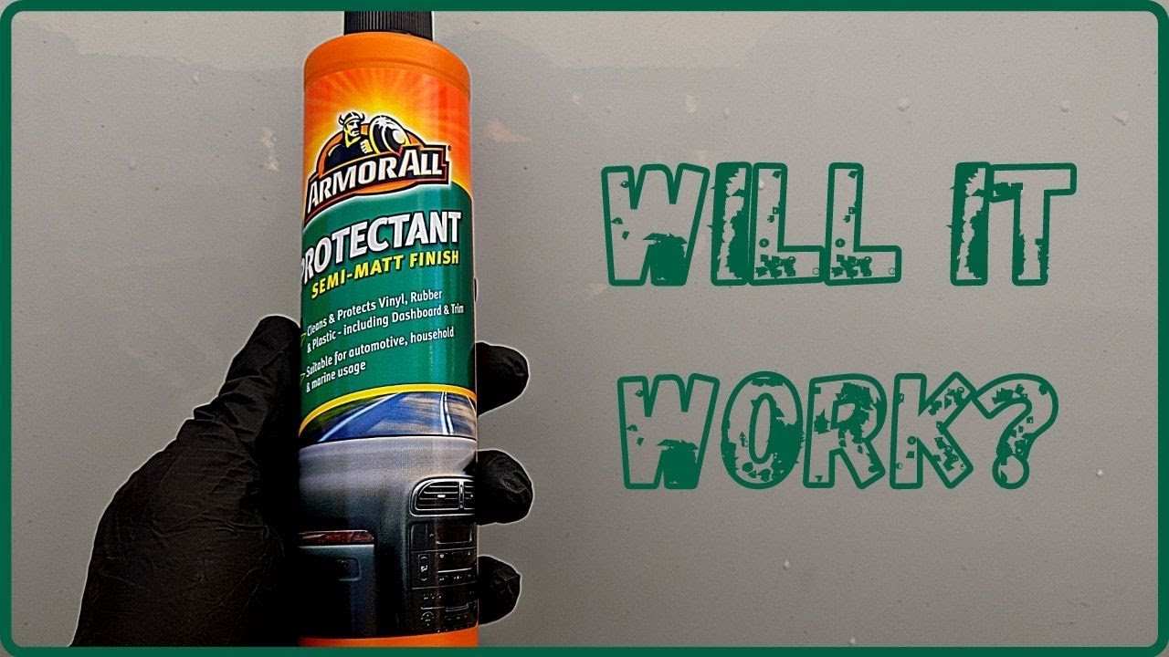Armor All Protectant - Will It Work?