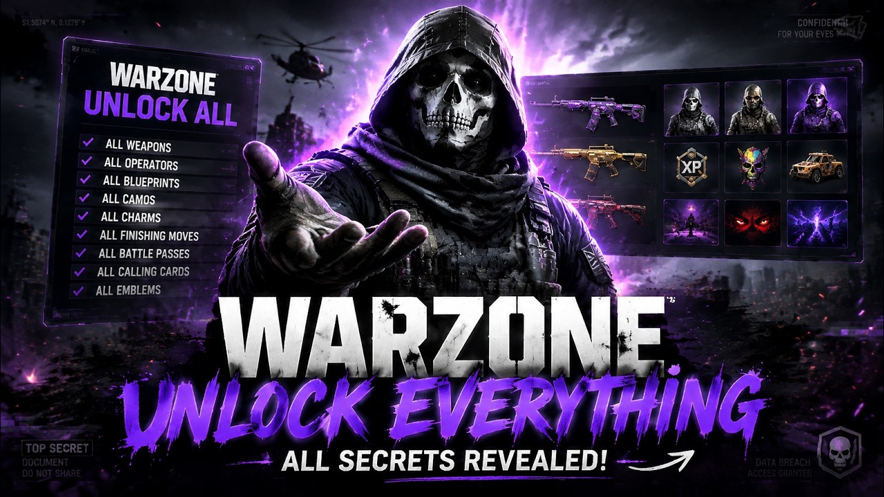 Warzone Unlock All | Warzone Unlock All Tool &ndash; UNDETECTED (All Camos, Weapons, Skins) STILL WORKING