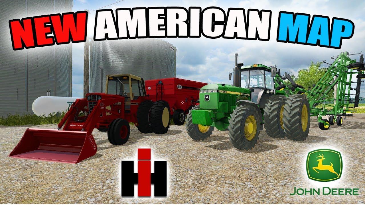 FARMING SIMULATOR 2017 | NEW AMERICAN MULTIPLAYER FARMING MAP | + INTERNATIONAL TRACTORS