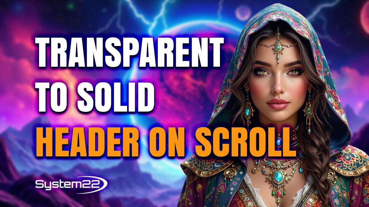 Divi Transparent Header That Turns Solid on Scroll – No Code!