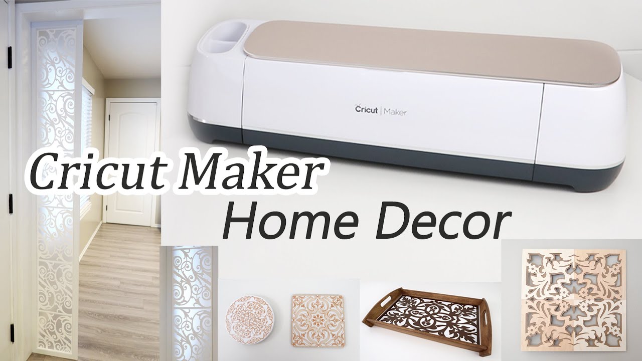 Cricut Maker Home Decor DIY / Wood Wall Decor / Infusible Ink Ceramic Coaster DIY