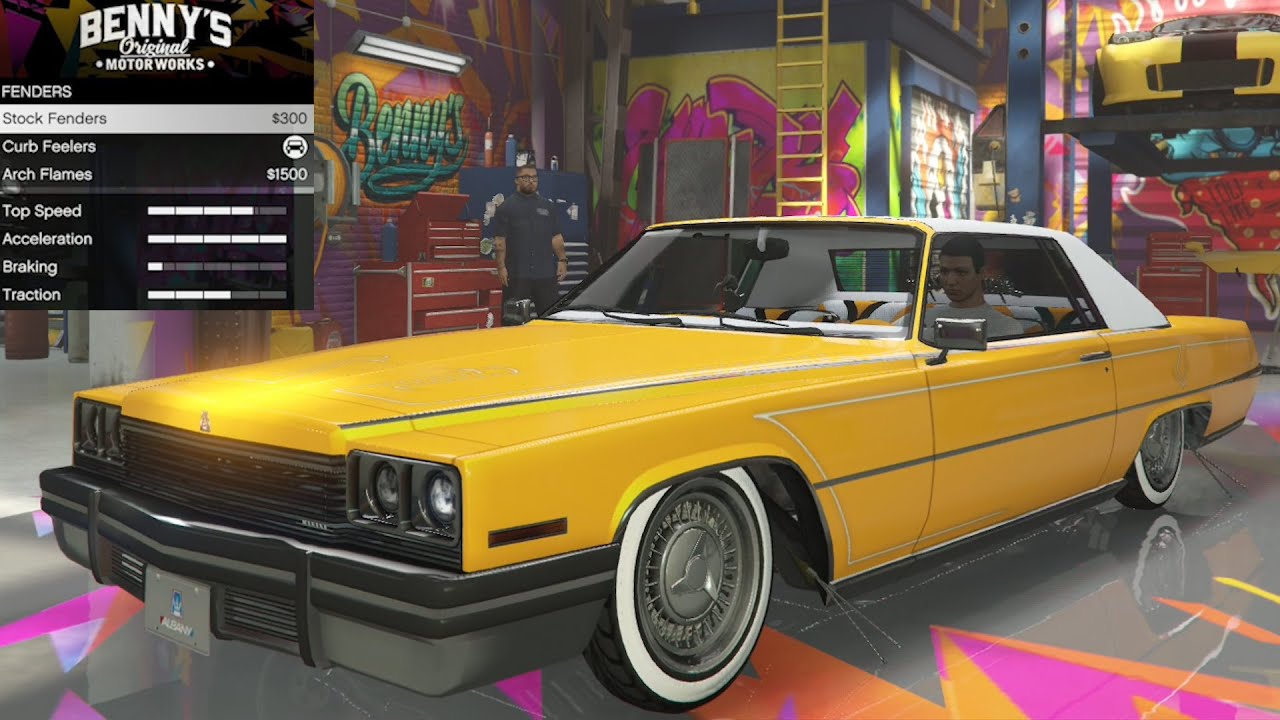 GTA 5 - DLC Vehicle Customization - Albany Manana Custom (Lowrider) and Review
