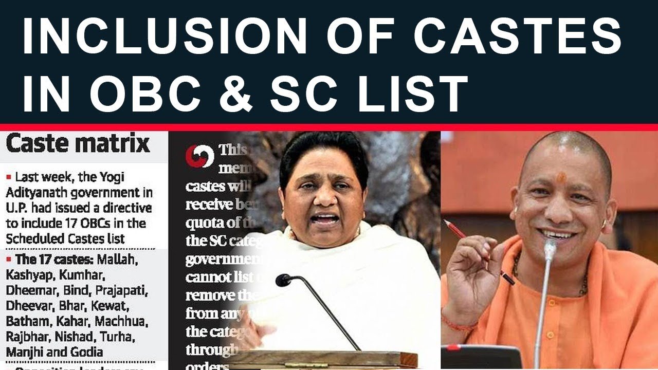 Inclusion of 17 CASTES in OBC & SC list by UP Government, Is it Constitutionally Valid?