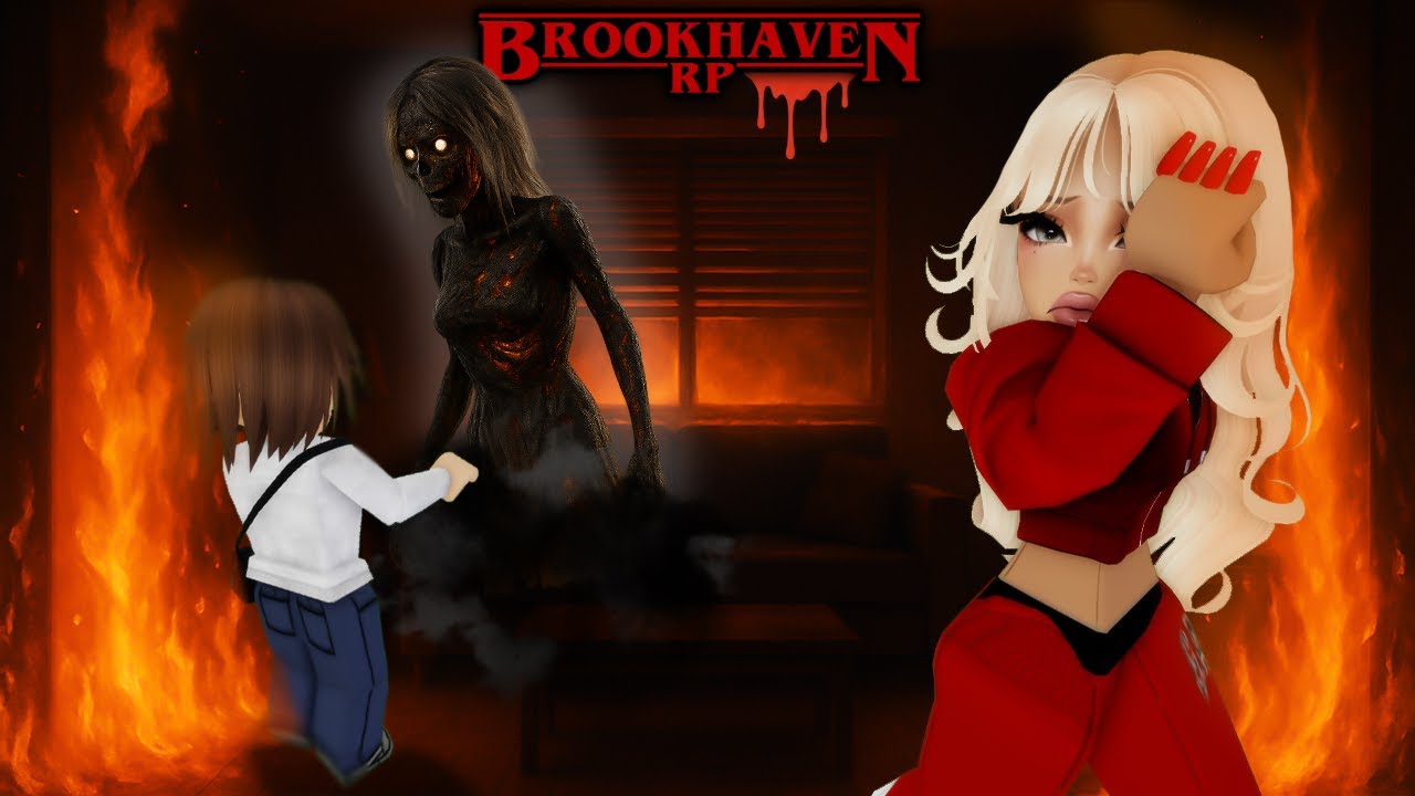 Cette maison a BRÛLÉ avec sa propriétaire… 💀 SUR BROOKHAVEN 🏡 RP ! Horror movie