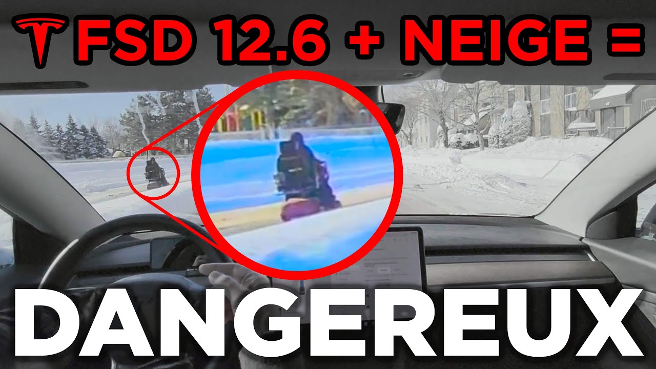 La FSD 12.6 est très dangereuse sur la neige