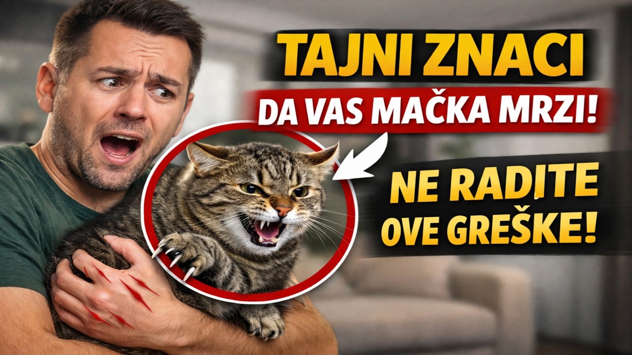 TAJNI ZNACI da vas mačka MRZI! 🙀 Prestanite da pravite OVE GREŠKE dok je dižete!
