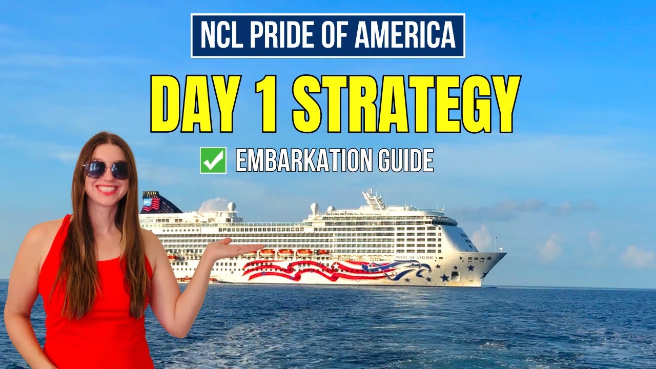 Pride of America 🚢 [The FIRST 10 Things To Do on Embarkation Day]