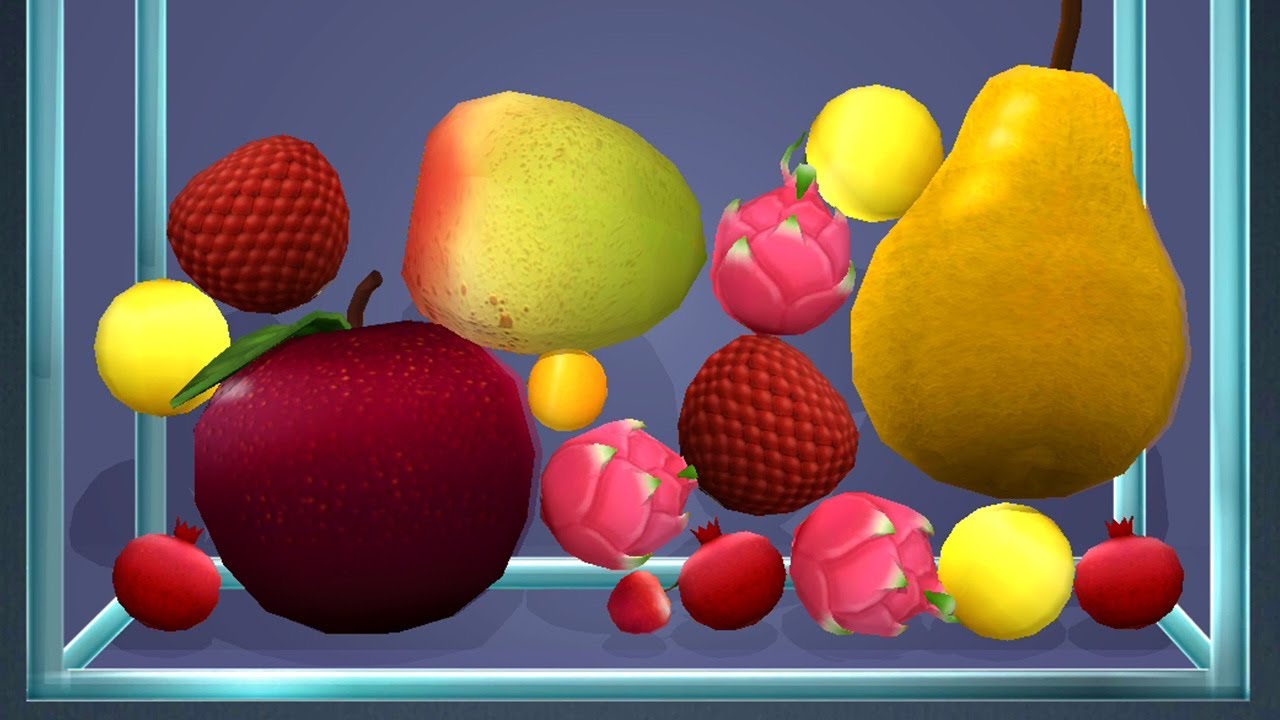 Fruit Drop 3D Merge Melon - Watermelon Game (Drop & Merge) 2048 Balls New Game Merge Puzzle