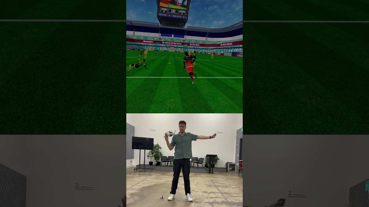 Wait, what?! 😬 #cleansheetvr #vr #goalkeeper #soccer