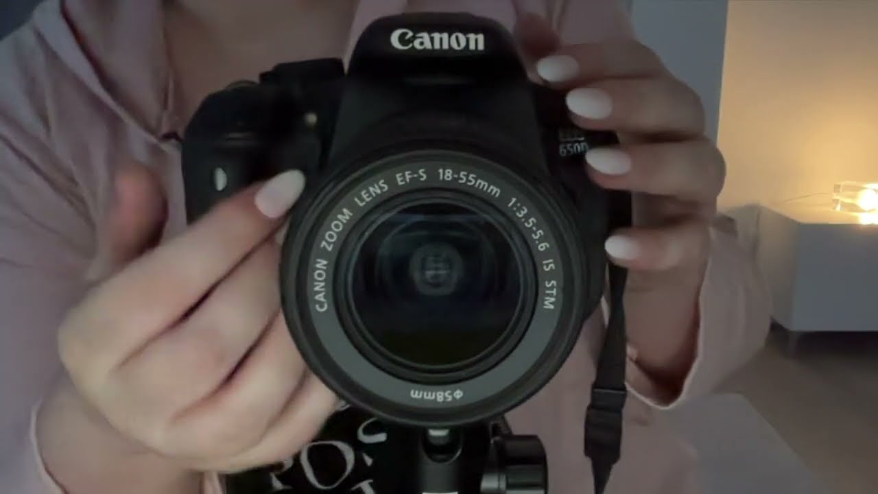 ASMR | Real camera tapping & scratching Canon EOS 650D, no talking