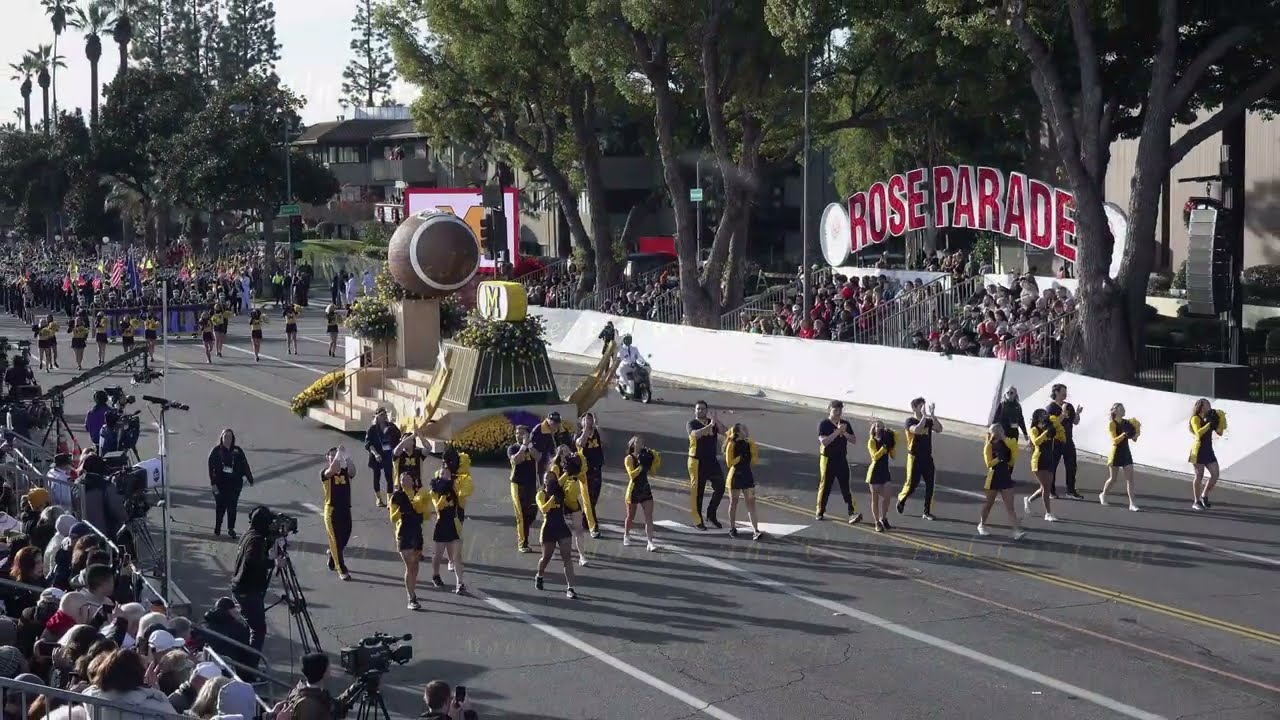 University of Michigan Marching Band - 2024 Pasadena Rose Parade