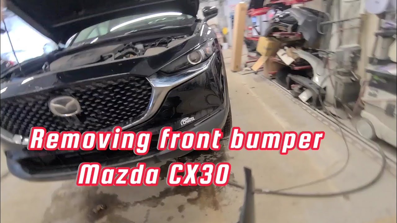 Paano Tanggalin front bumper Mazda Cx-30 ? How to Remove Bumper Mazda Cx-30 ? #carrepair #ofw
