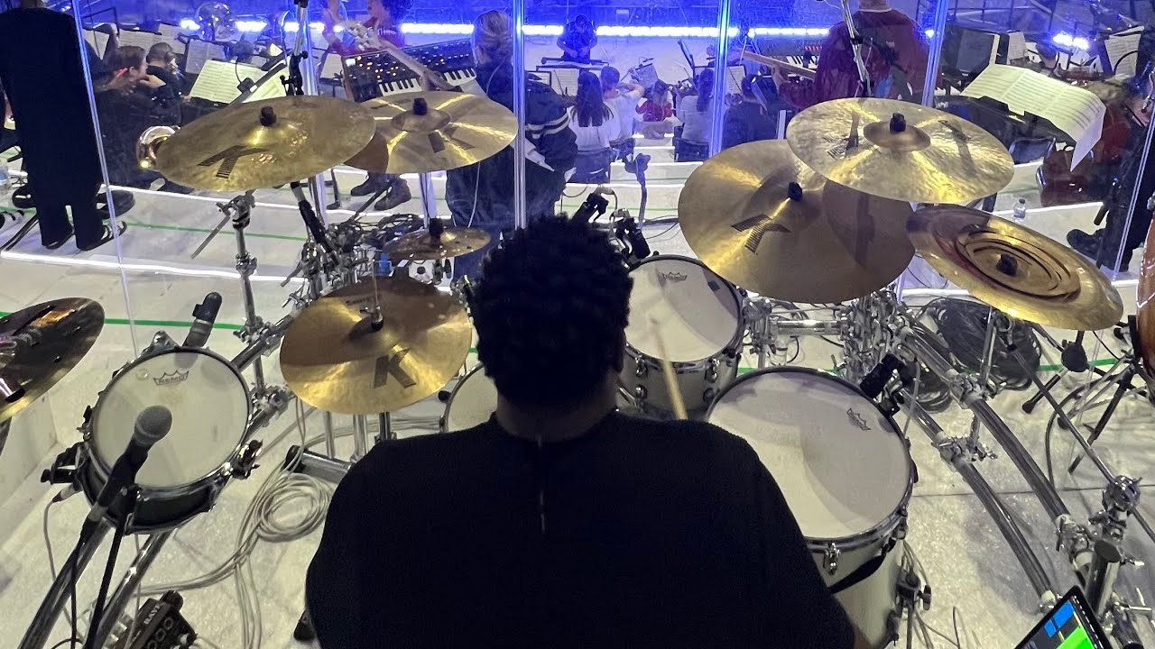 Matt Brooks | BTS Drum Kit Run Down for RAYE’s My 21st Century Symphony Concert At The O2 Arena