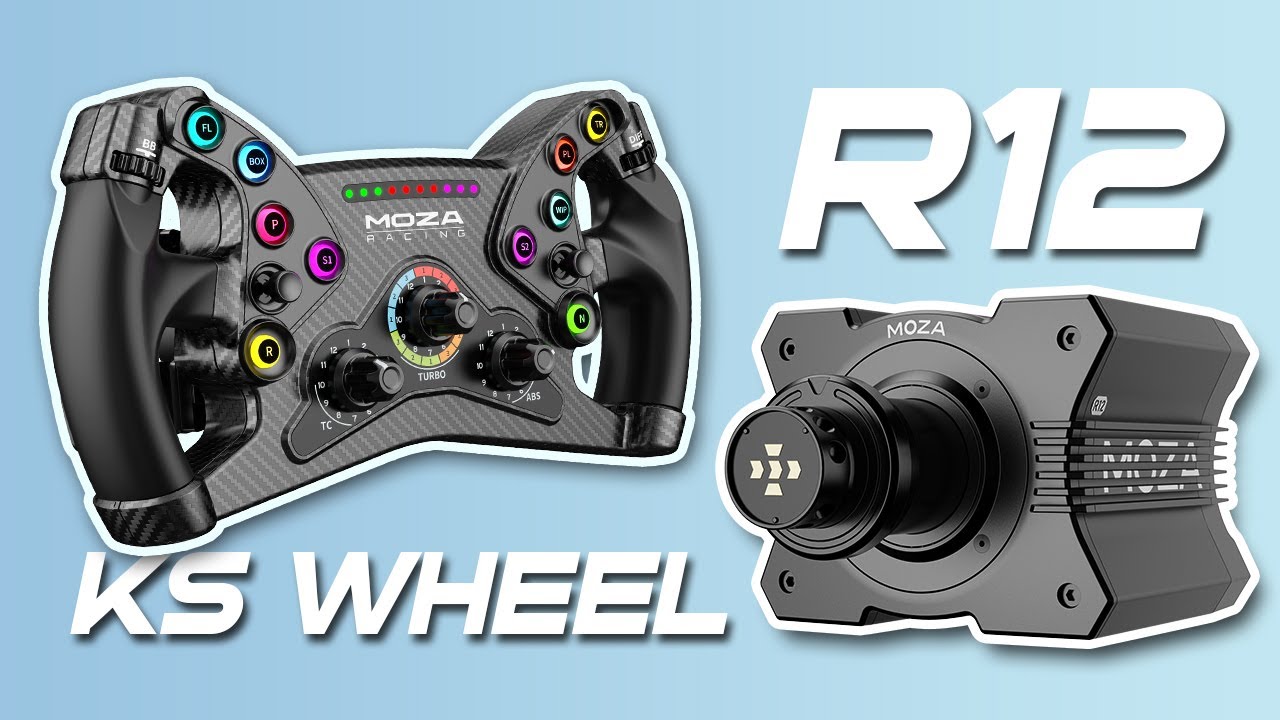 THE NEW R12 DIRECT DRIVE + KS STEERING WHEEL | MOZA RACING