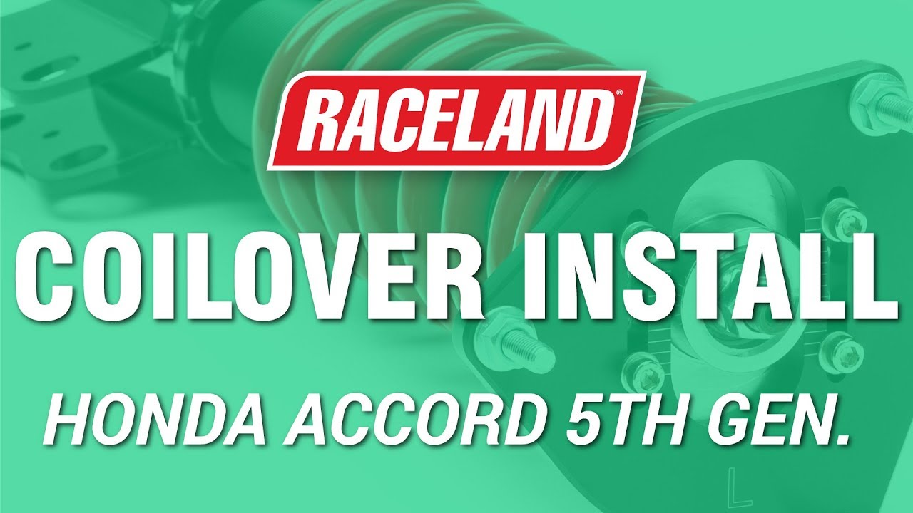 How To Install Raceland Honda Accord Coilovers (1993-1997)