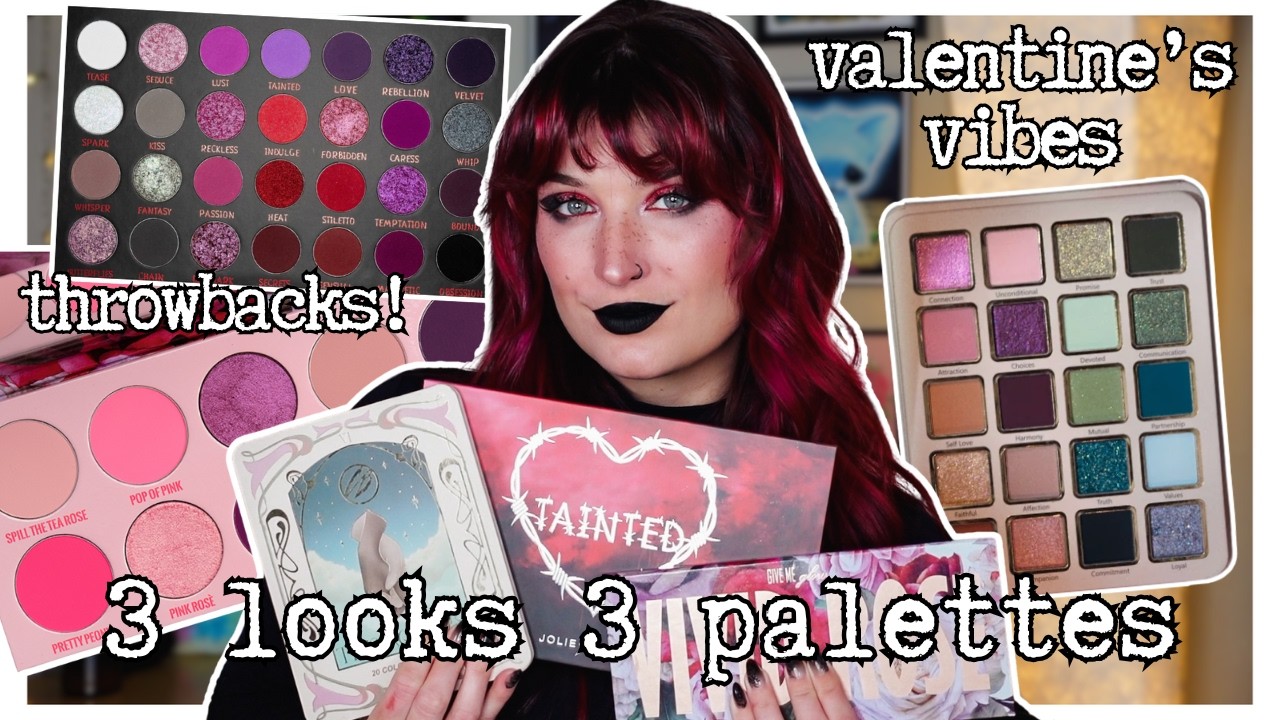 3 образа, 3 палитры! | The Lovers, Vivid Rose, Tainted | Воспоминания по четвергам