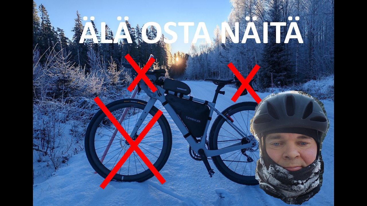 Surkeimmat talvipyöräilyvarusteet