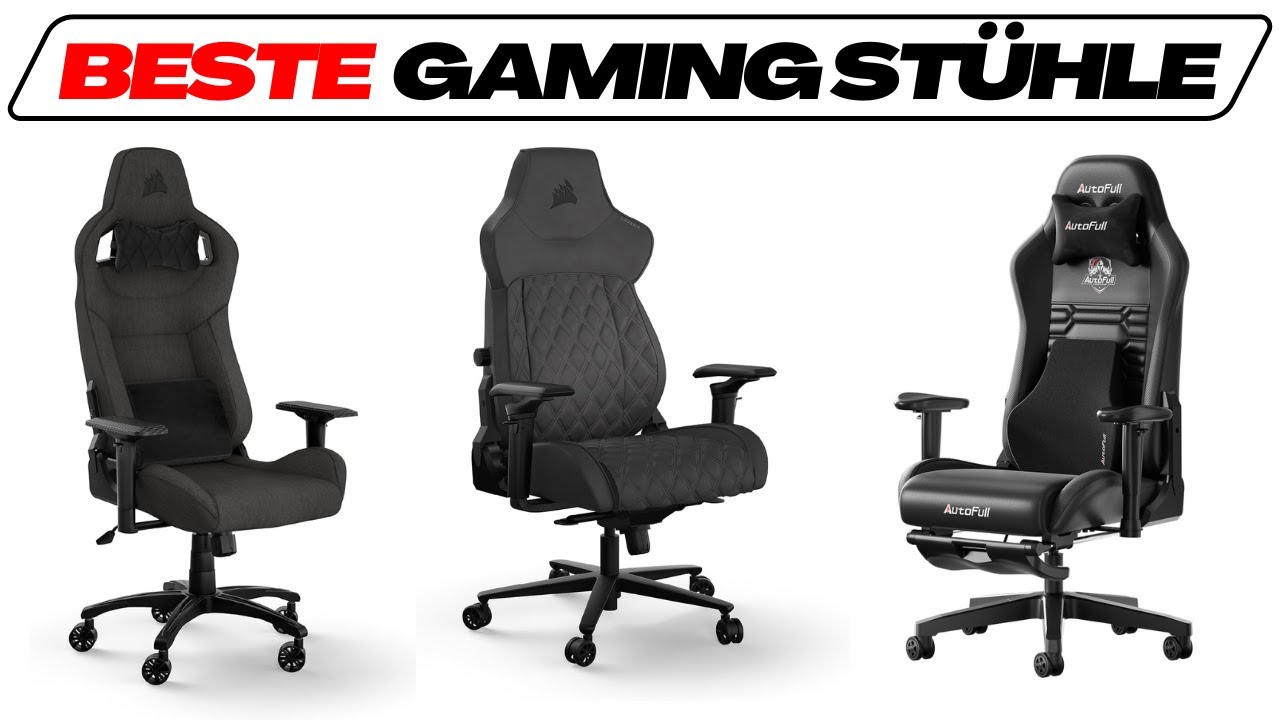 Die besten Gaming St&uuml;hle im Test Vergleich 2026 (TOP 3) 🥇 Hochwertige Gaming-Stuhl Testsieger