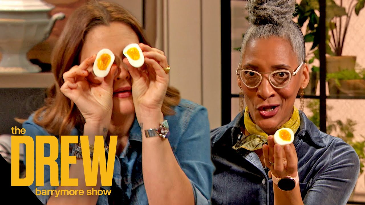 Carla Hall Shows Drew How to Make 