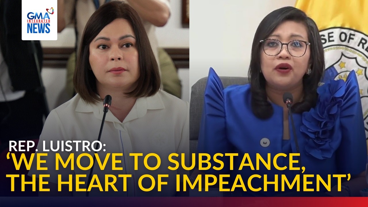 'Heart of impeachment' -House deliberation on raps vs VP Sara Duterte | GMA Integrated News