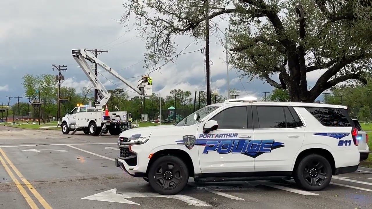 April 10 2024 Port Arthur Texas was hit by a Early Morning Tornado
