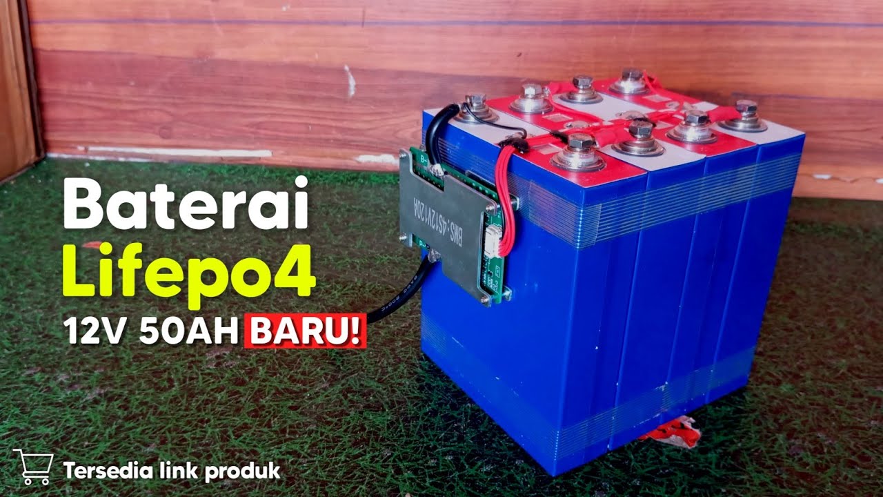 BATERAI LIFEPO4 12V 50AH BARU