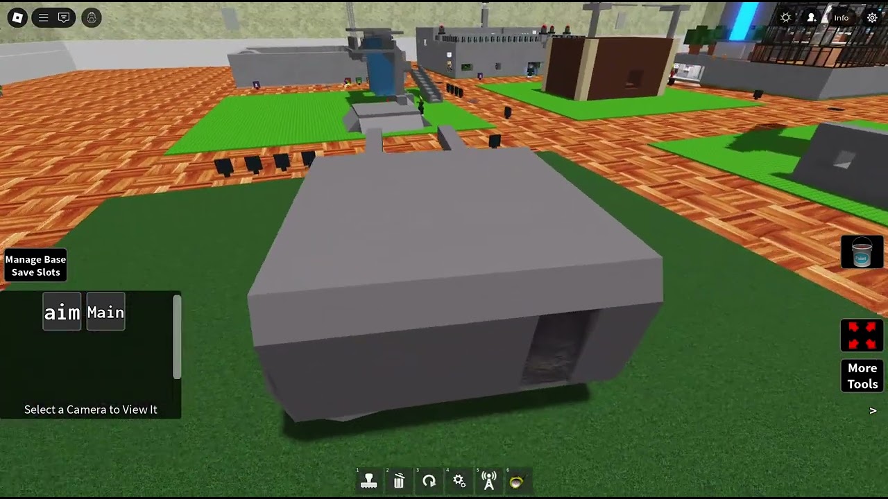 Testing a Cannon Turret In Welcome to Roblox Building Ultimate