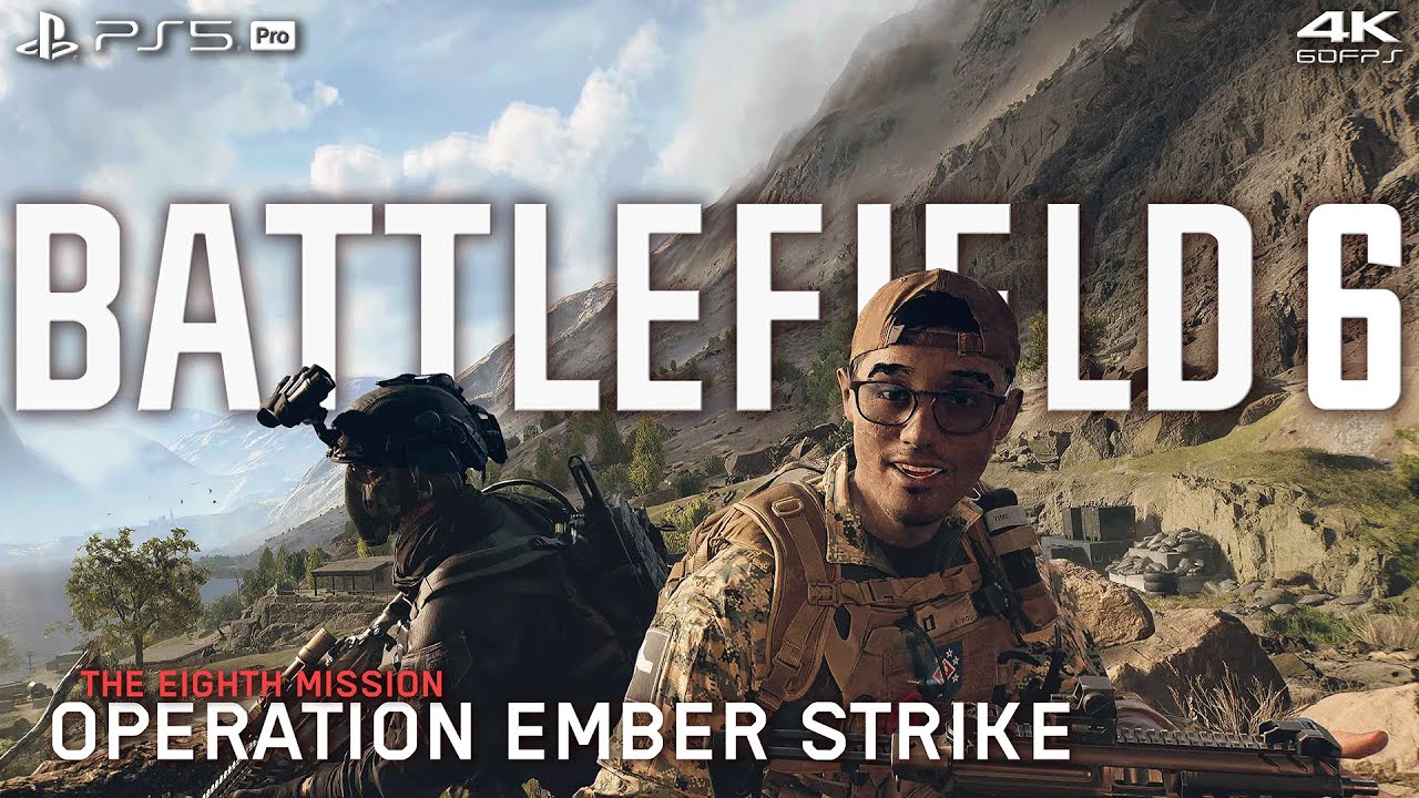 Battlefield 6 &ndash; Mission 8: Operation Ember Strike | Full Walkthrough (4K 60FPS) PS5 Pro Games