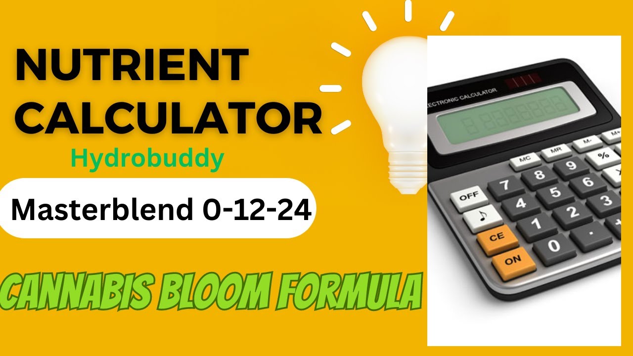 Masterblend 0-12-24 How Use Nutrient Calculator Hydrobuddy