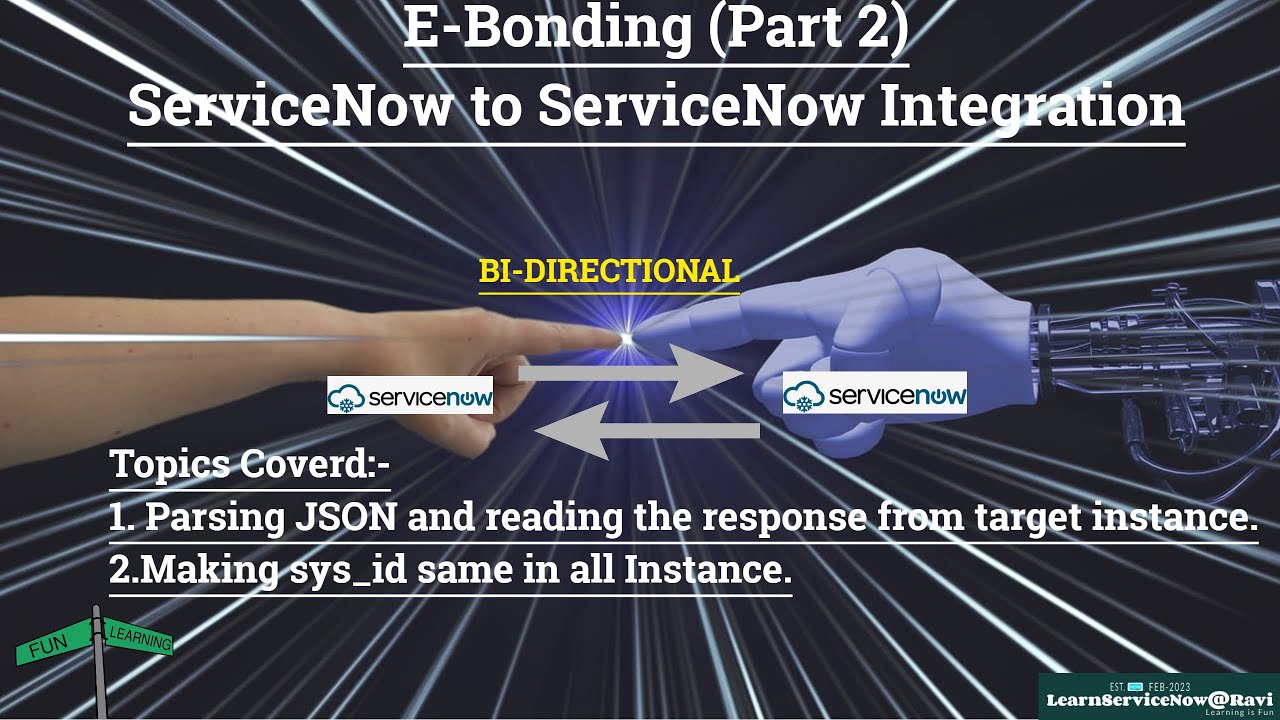 (Day 3)E-Bonding Integration | ServiceNow | Parsing JSON | Bi-Directional  | Live Scenario- part 2