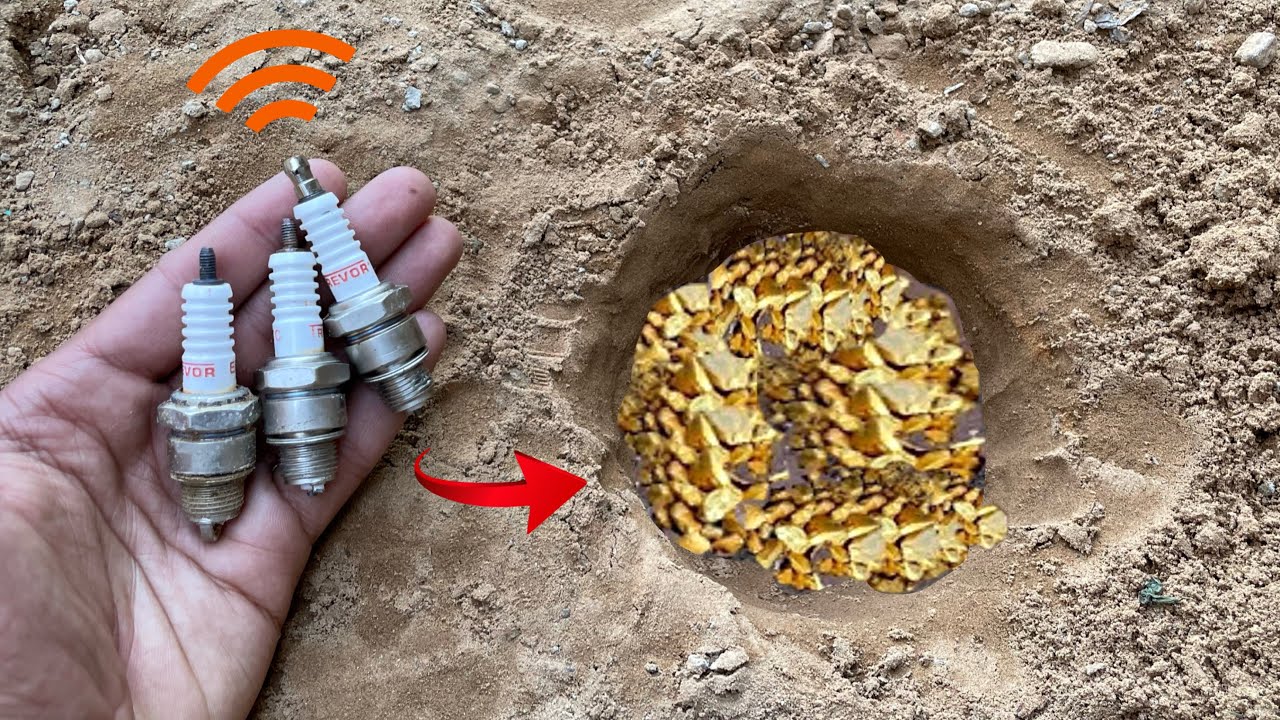 تحويل شمعة إشعال إلى كاشف الذهب والمعادن بعيد المدى