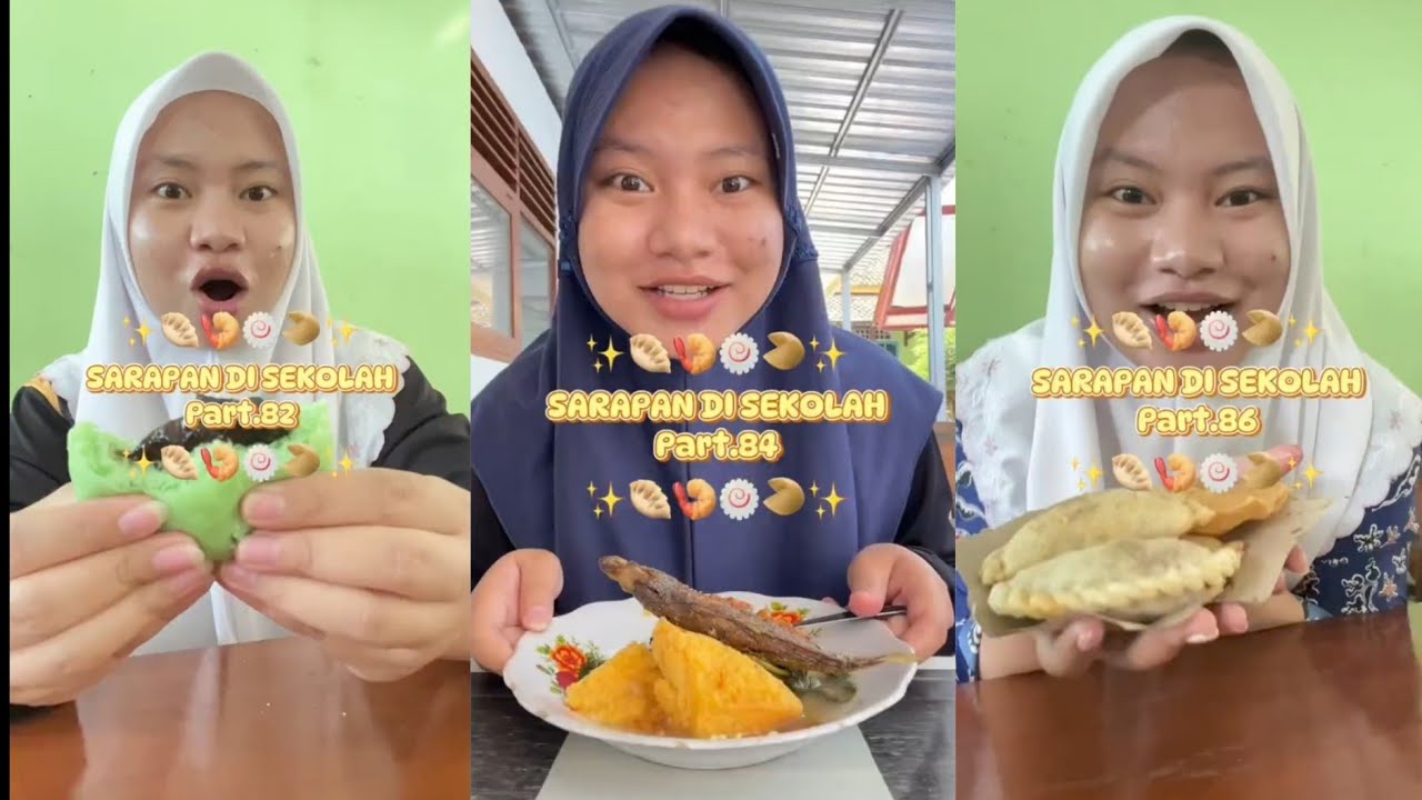 KOMPILASI SARAPAN DI SEKOLAH😋🍱||Credit: IBEENG Tiktokers‼️🤩🔥
