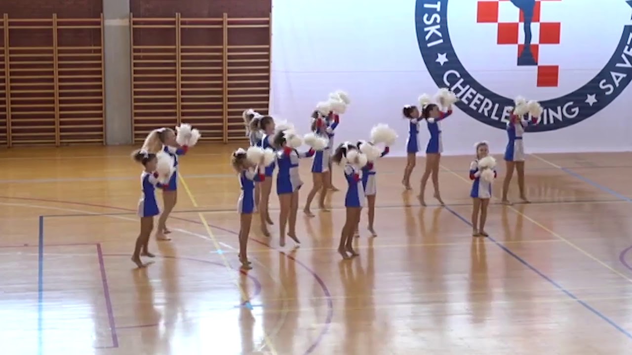 Cheerleading Klub Zagreb Državno Prvenstvo 2019 BLUE ANGELS (kadeti -  pompon free style)