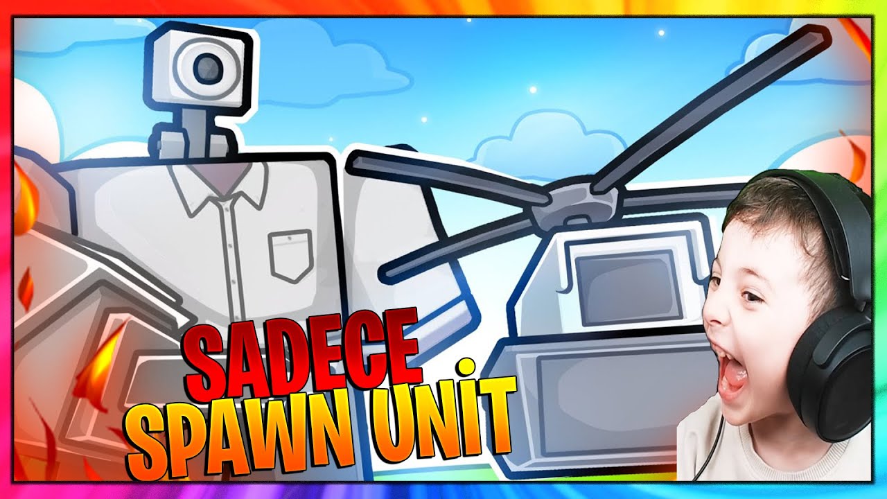 Miraç Reis ile Sadece Spawn  Unitle Oynadık 🚽Roblox Skibidi Toilet Tower Defense