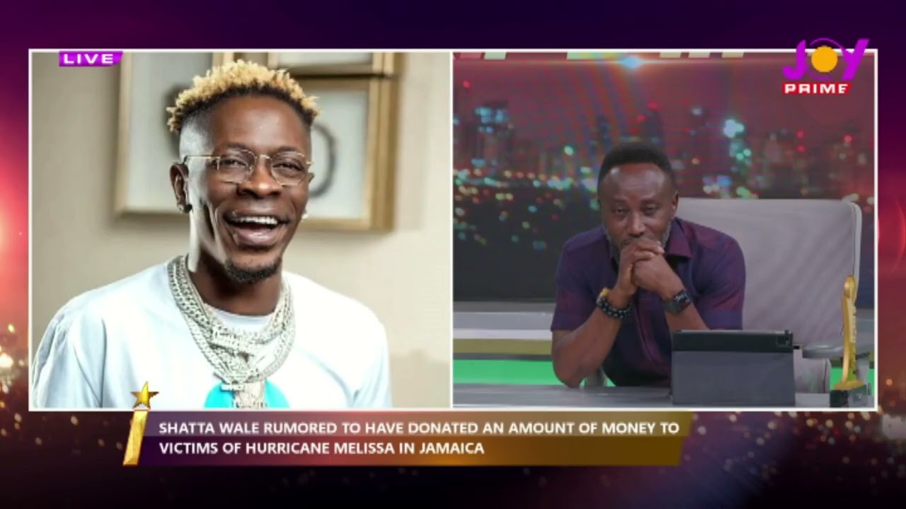 Shatta Wale Reportedly Donates to Victims of Hurricane Melissa in Jamaica