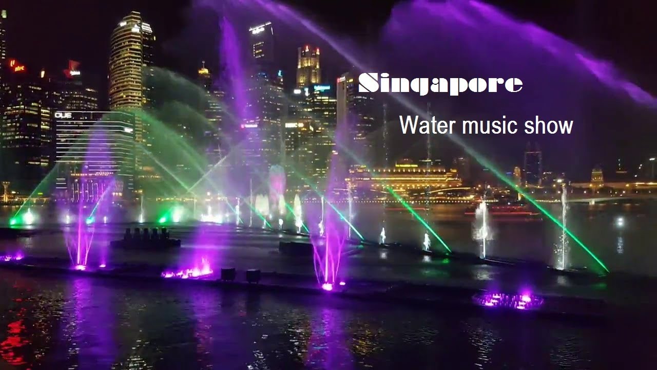Show nhạc nước Marina Bay Sands Singapore cực đỉnh - Water music full show in Singapore (Full HD)