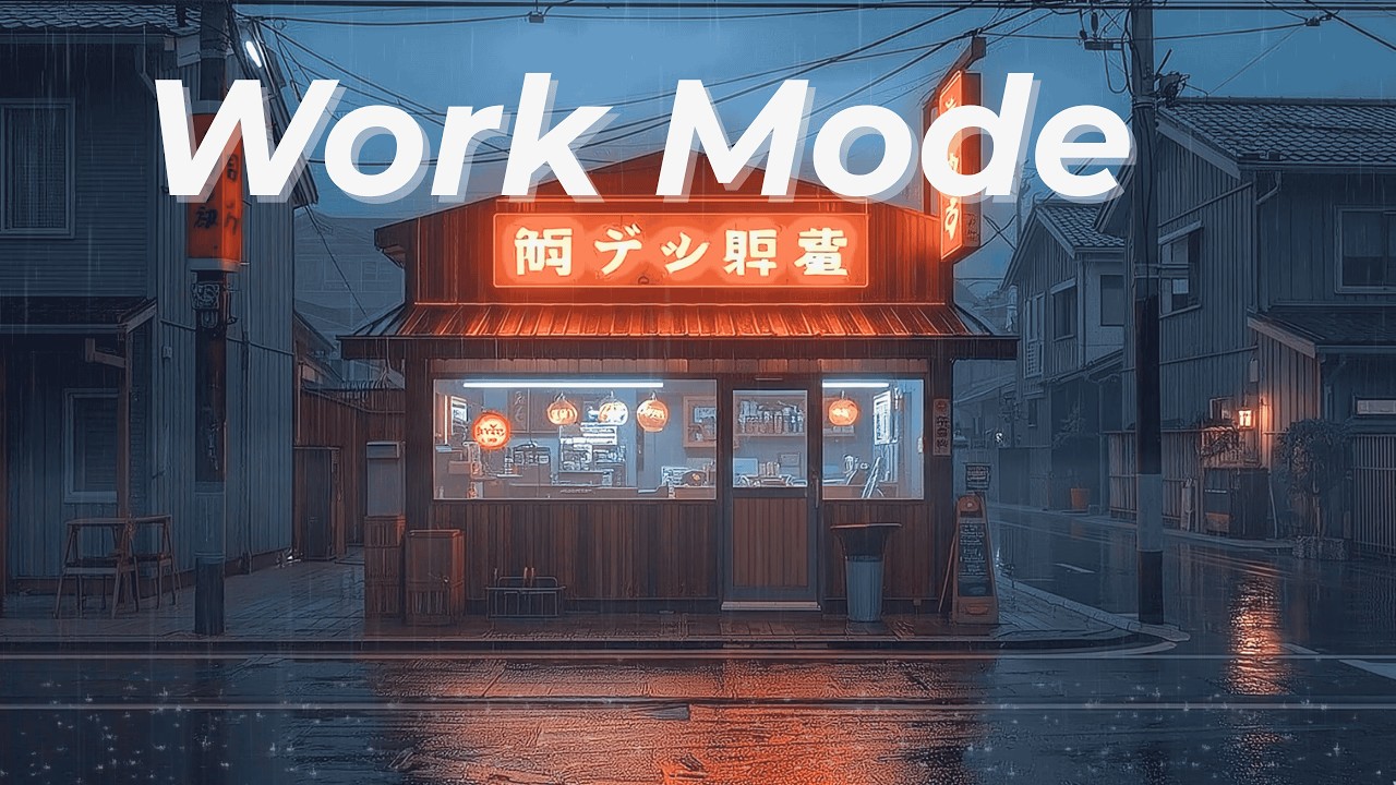 Work Mode Lofi 💻 Focus Music for Late Night Productivity