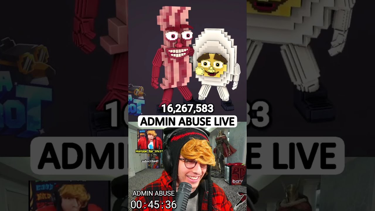 #shorts ADMIN ABUSE WAR (Steal a Brainrot vs Escape Tsunami For Brainrots)