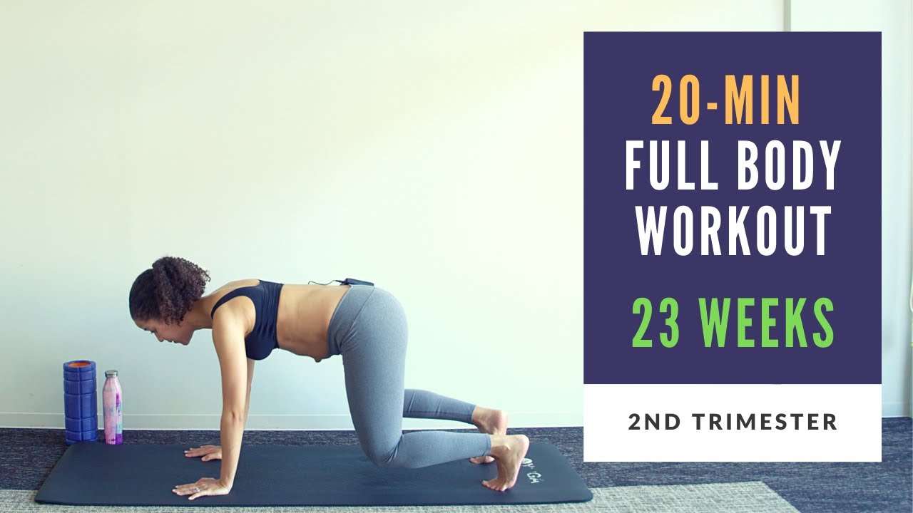 Week 23 of Pregnancy | 20-min Full Body Prenatal Workout