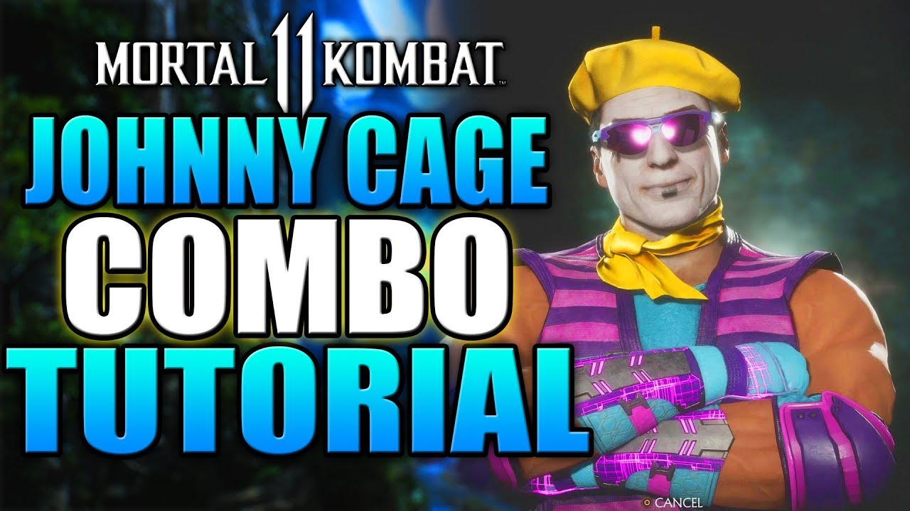 Mortal Kombat 11 Custom Johnny Cage Combo Tutorial - Mortal Kombat 11 Johnny Cage Combos Daryus P