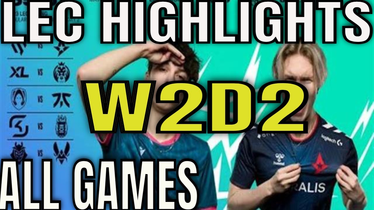 LEC Spring 2023 W2D2 Highlights ALL GAMES - BDS vs ASt, XL vs MAD, TH vs FNC, SK vs KOI, G2 vs VIT