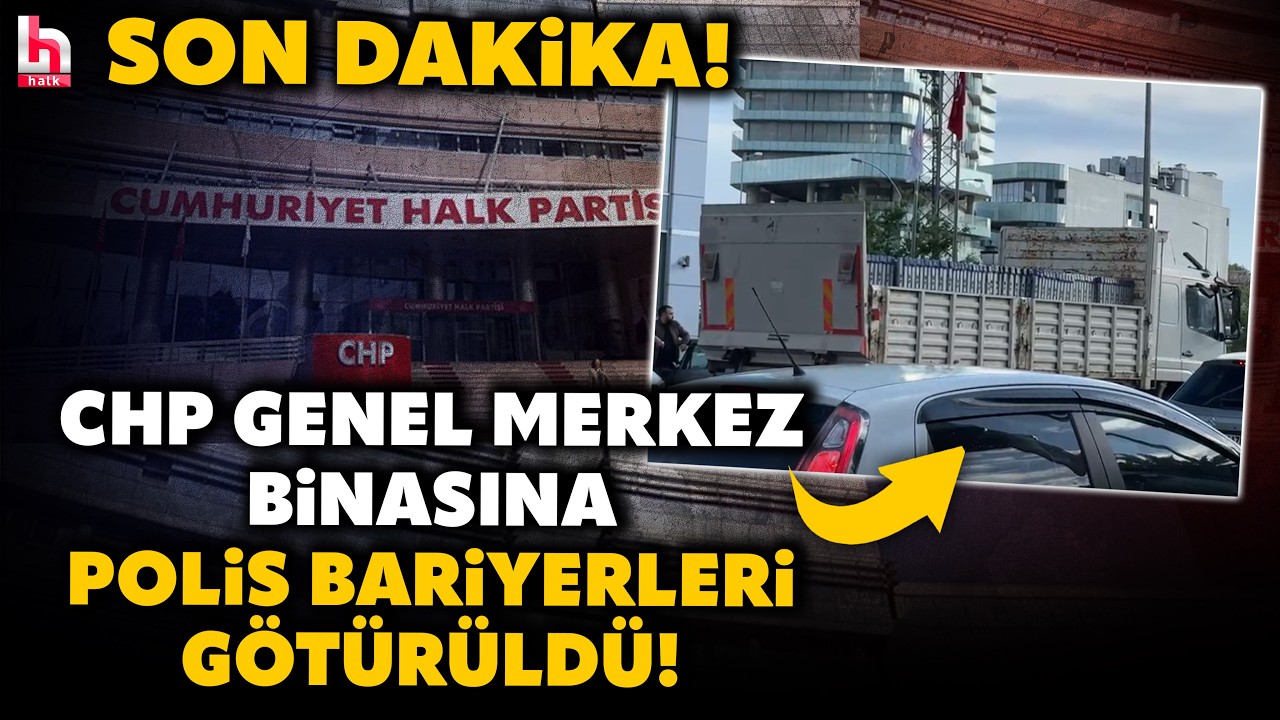SON DAKİKA! CHP Genel Merkez binasının &ouml;n&uuml;ne polisler konuşlandırılıyor! İşte o g&ouml;r&uuml;nt&uuml;ler!