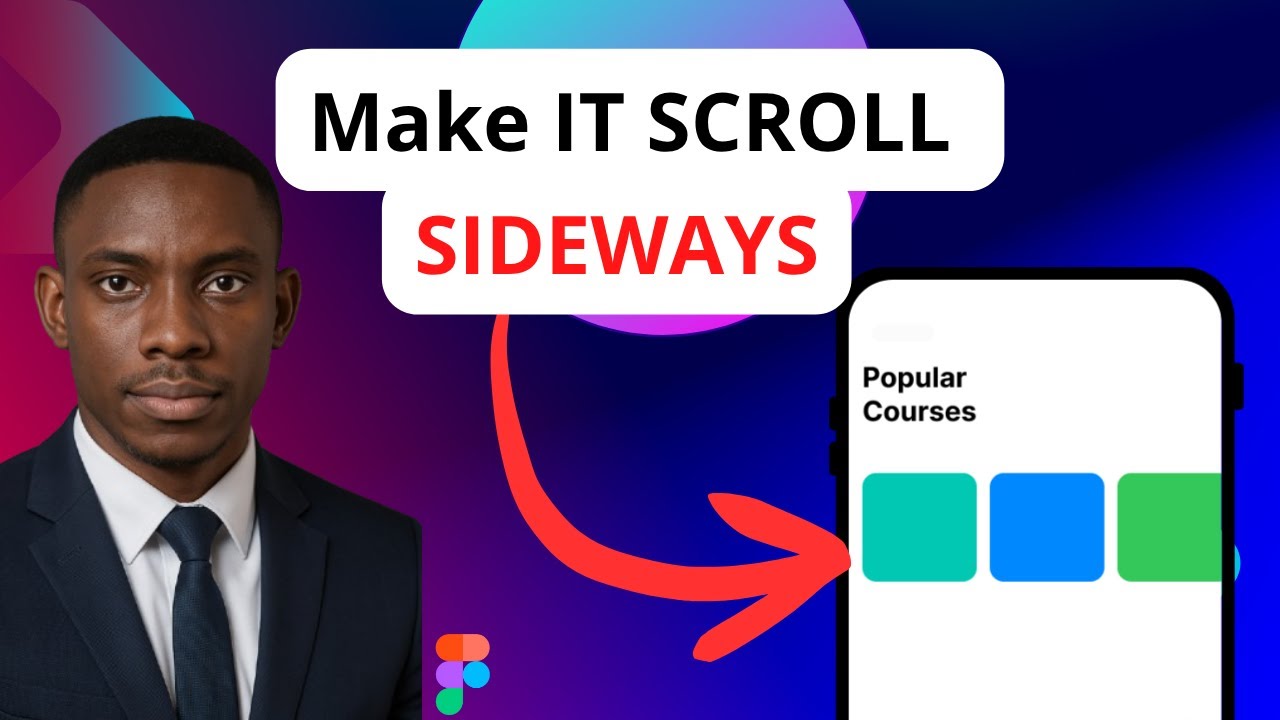How to Create a Smooth Horizontal Scroll in Figma (Perfect for Beginners!)